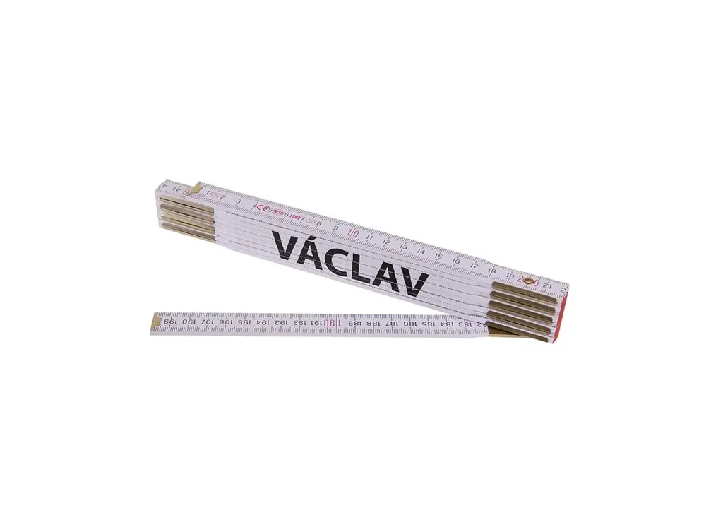 Nabídka | Metr skládací 2m VÁCLAV (PROFI,bílý,dřevo)