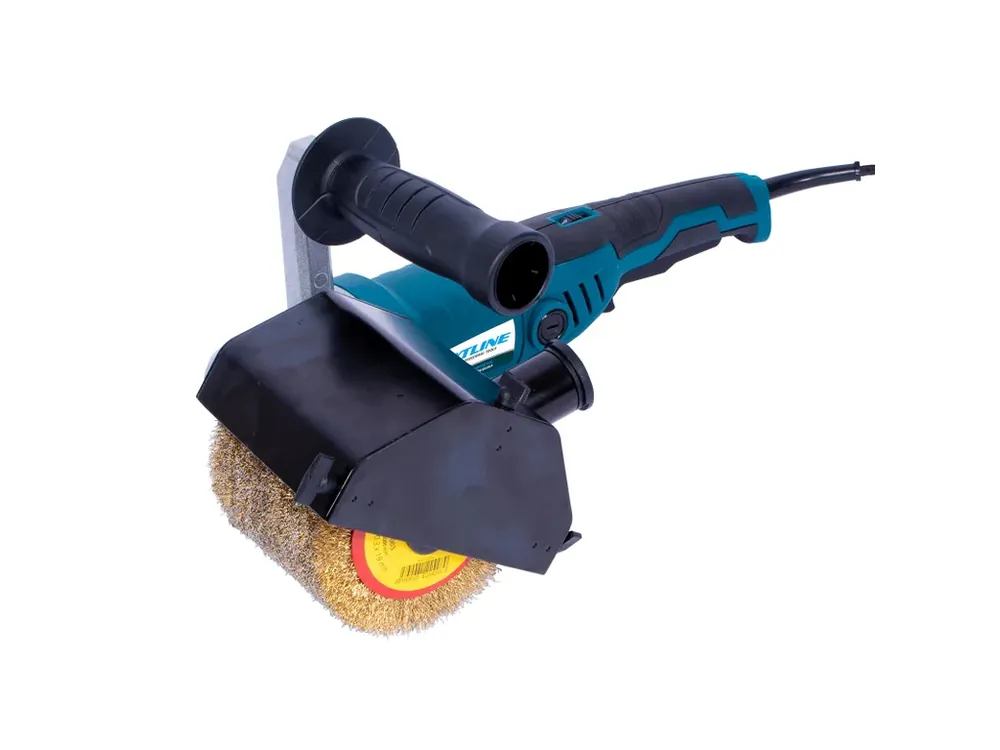 Vysoká kvalita | XTLINE Satinační válcová bruska 1300 W + ocelový kartáč válec 120x100x0,3 mm