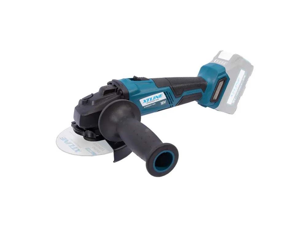 Nově v e-shopu | XTLINE Aku úhlová bruska bezuhlíková 18 V, 125 mm