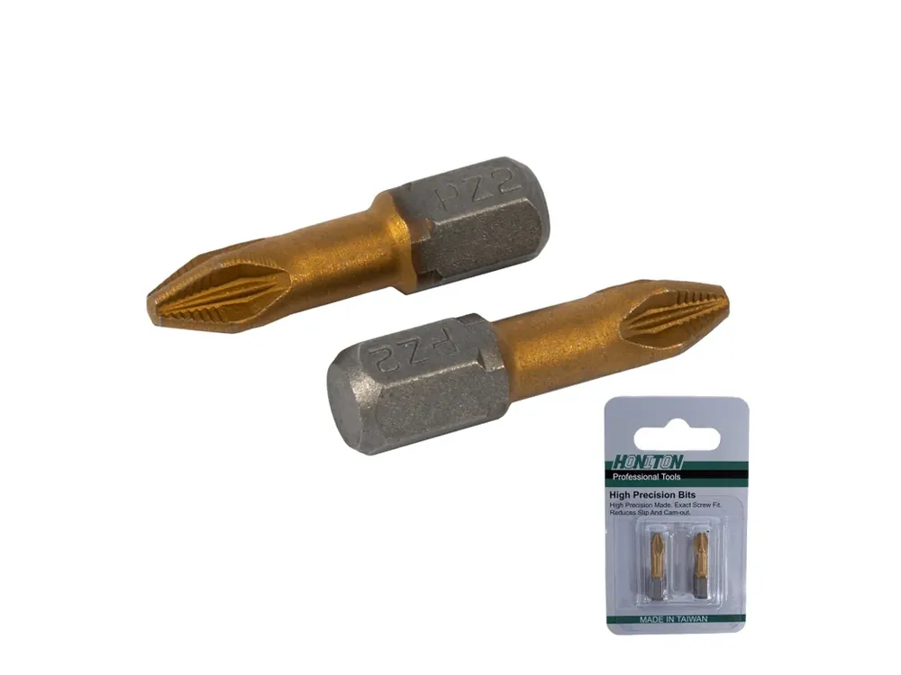 Profesionální kvalita | HONITON Bit PZ Titan 1/4” PZ2x25 mm (1bal/2ks)