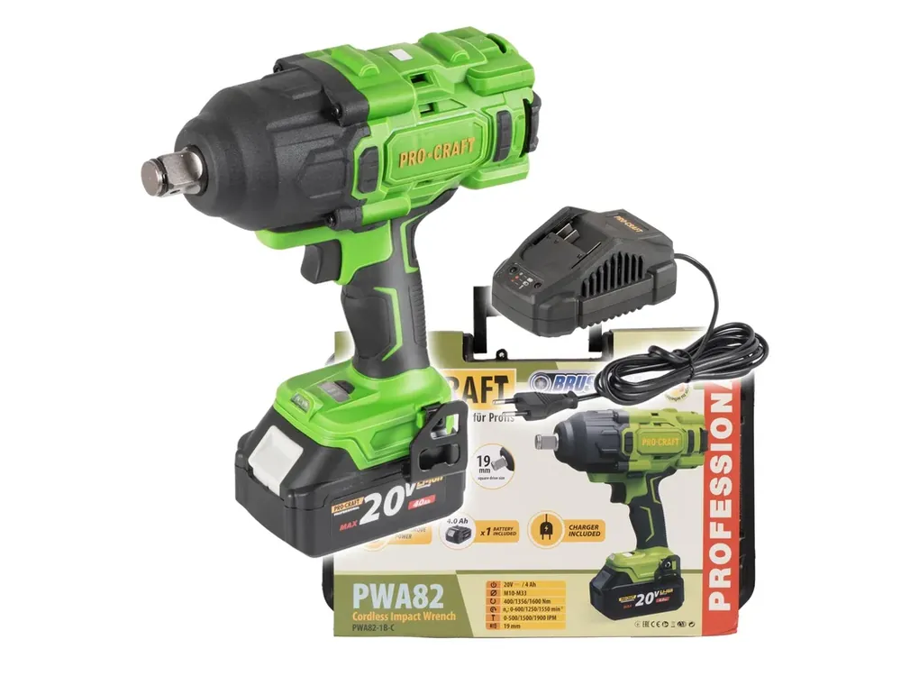 Poslední příležitost - Aku rázový utahovák Procraft PWA82 1b PWA82-1b-c