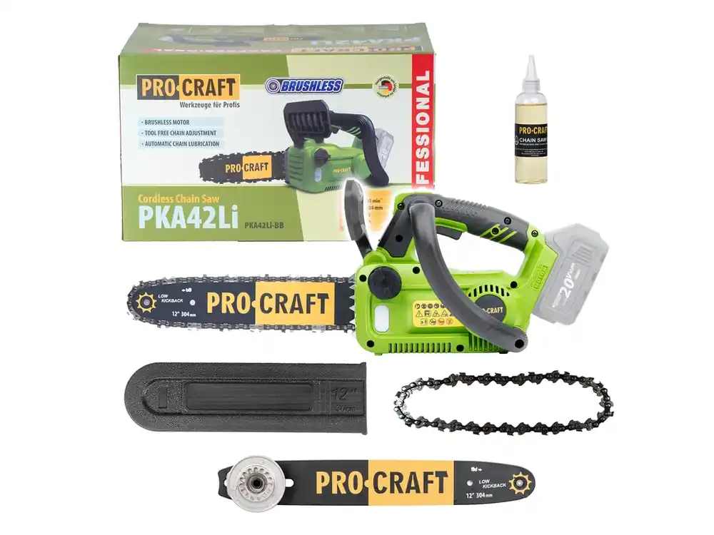 AKU řetězová pila Procraft PKA42Li (bez baterie a nabíječky) PKA42Li - Oblíbený u zákazníků