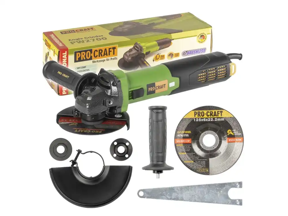 Bruska úhlová Procraft PW2700, 125mm PW2700 | Speciální nabídka