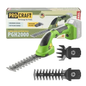 Aku nůžky na trávu Procraft PGH2000 (bez baterie a nabíječky) PGH2000 - Cenová bomba