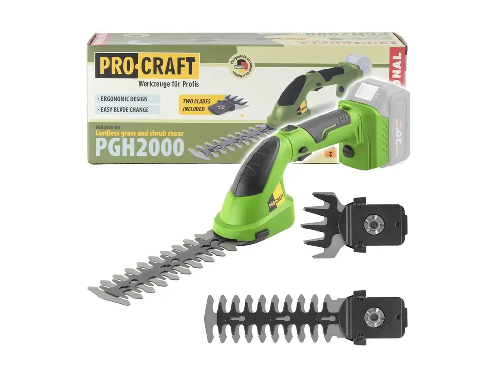Aku nůžky na trávu Procraft PGH2000 (bez baterie a nabíječky) PGH2000 - Cenová bomba