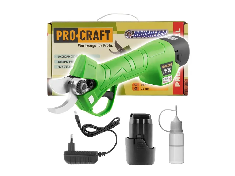 Aku nůžky na větve Procraft ES16Li1B ES16Li1B | Speciální nabídka