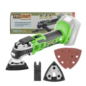 Aku multifunkční oscilační bruska PMT20bb Procraft (bez baterie a nabíječky) PMT20bb - Akce