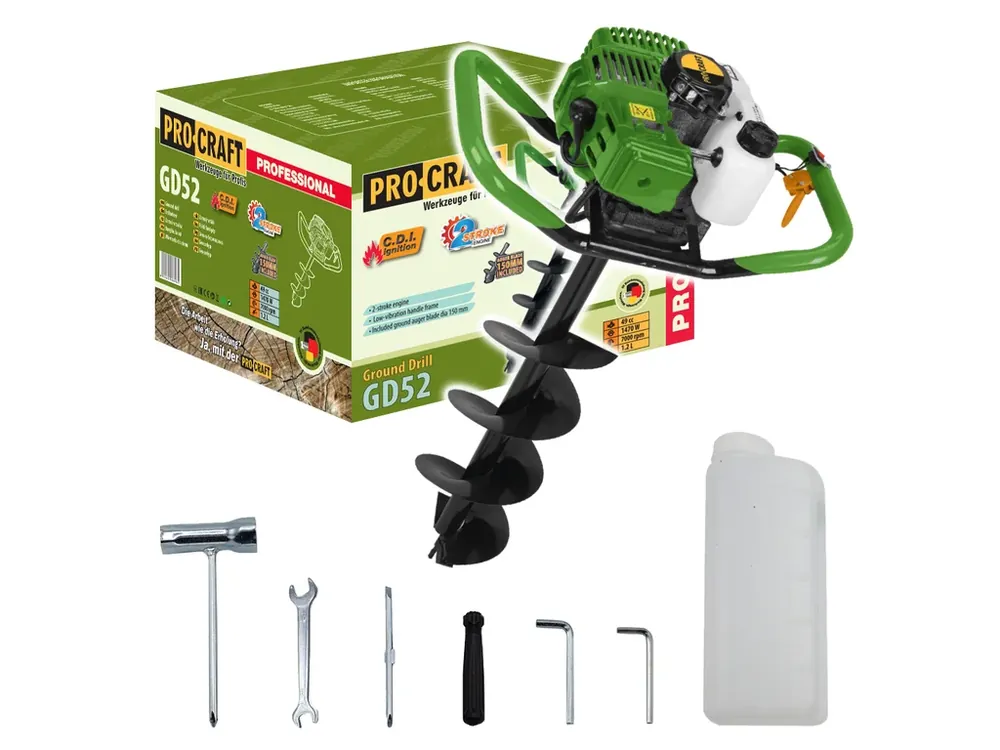 Zemní, půdní vrták Procraft GD52 GD52 | Cenový hit