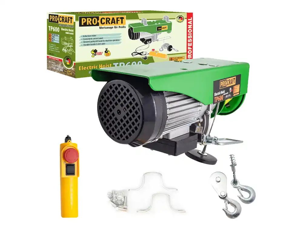 Už jen pár kusů - Naviják lanový elektrický Procraft TP600 TP600