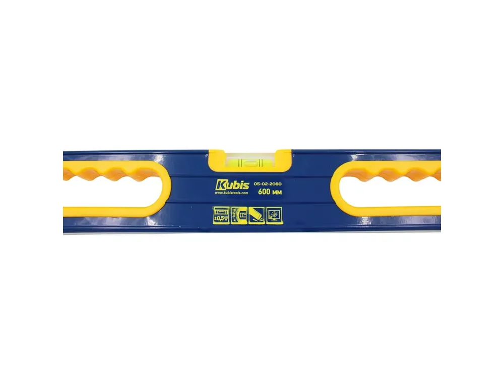 Vodováha s rukojetí 600 mm, přesnost 0,5 mm/m, nastavitelná kapsle 360*, protiskluzové do 05-02-2060 | Bestseller