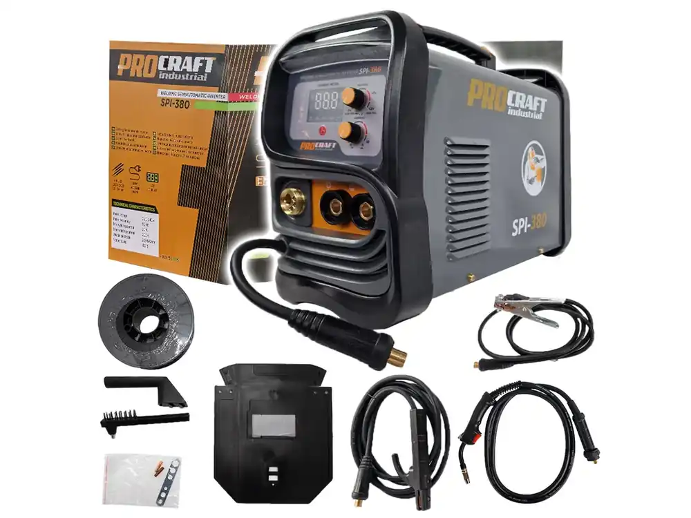 Svařovací poloautomatický invertor (CO2) MIG/MAG, MMA Procraft SPI-380 (20-180A) SPI-380 - Téměř vyprodáno