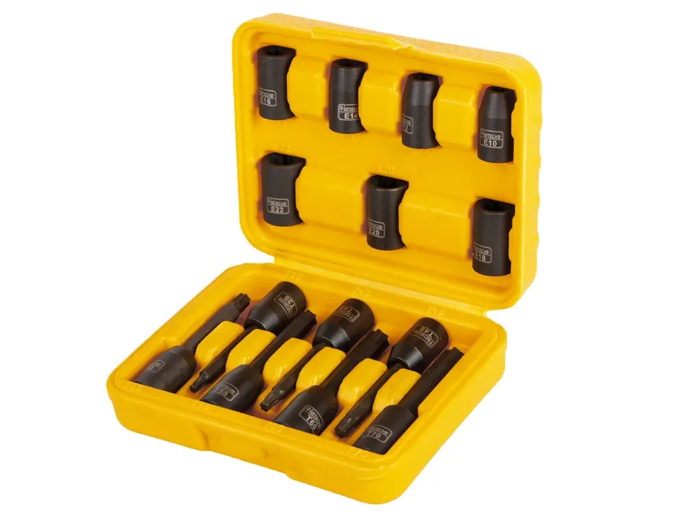 Sada nástrčných klíčů Torx, 1/2", 14 ks - HT206203 | Slevy