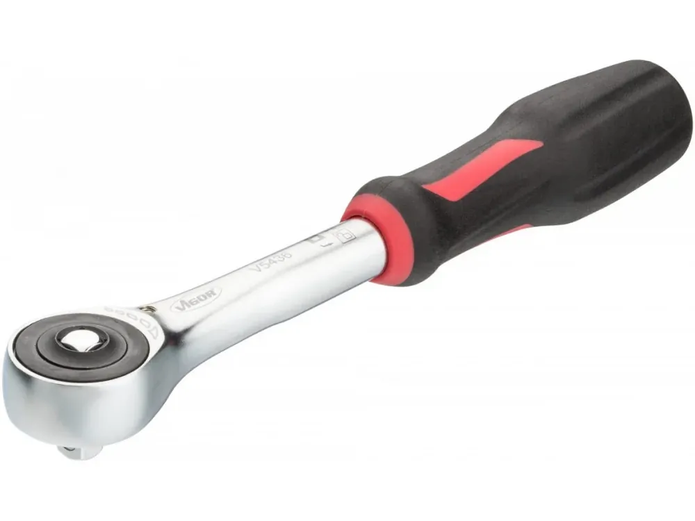 Extra sleva | Přepínací ráčna 1/4" s 360°otočnou rukojetí, 176 mm VIGOR - V5436