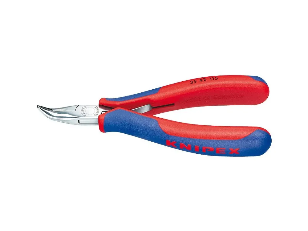 Zahnuté půlkulaté kleště 115 mm Knipex pro elektroniku - 3542115 | Snadné objednání