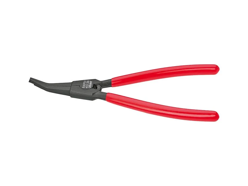 Skladem - Vnější zahnuté montážní kleště brunýrované 200 mm - 4521200 Knipex