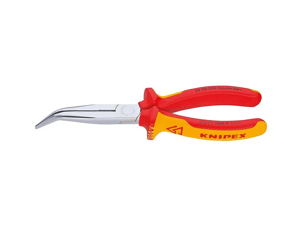 Půlkulaté kleště s břity chromované 200 mm - 2626200 - Rychlá expedice