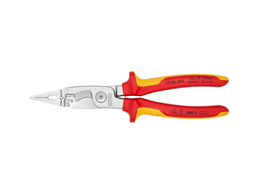 Elektroinstalační kleště chromované 200 mm - 1386200 - Cenová bomba