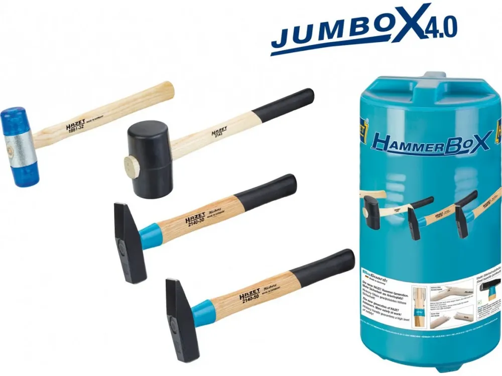 Sada kladiv JUMBOX 4. 0 4ks, Hazet 2140/4 | Cenová bomba