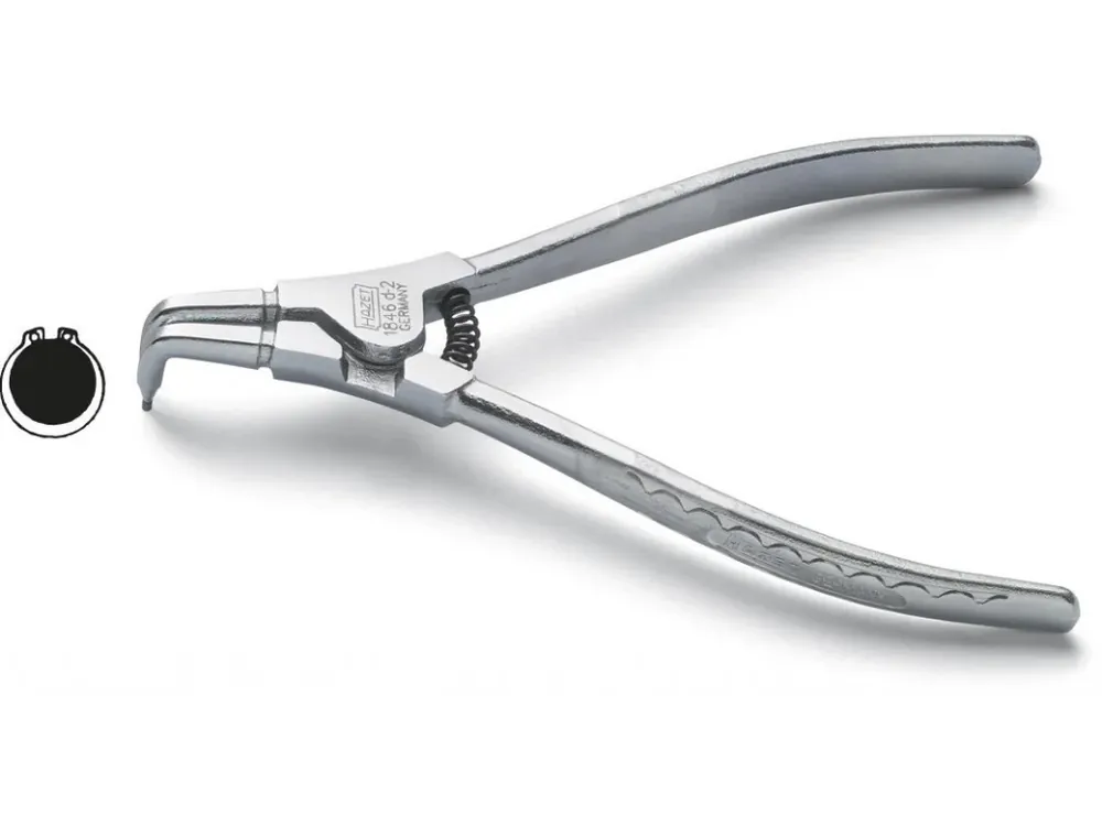 Vnější zahnuté kleště na pojistné kroužky 310 mm, Hazet 1846D-4 - Cenový hit