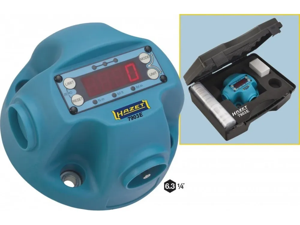 Elektronický tester utahovacího momentu 1-25 Nm, Hazet 7903E - Skvělá cena