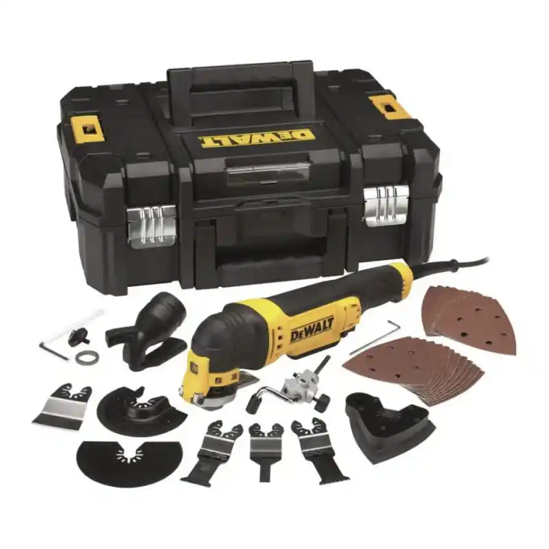 Nejprodávanější | DeWalt Oscilační multibruska 300 W se sadou příslušenství, kufr TSTAK™