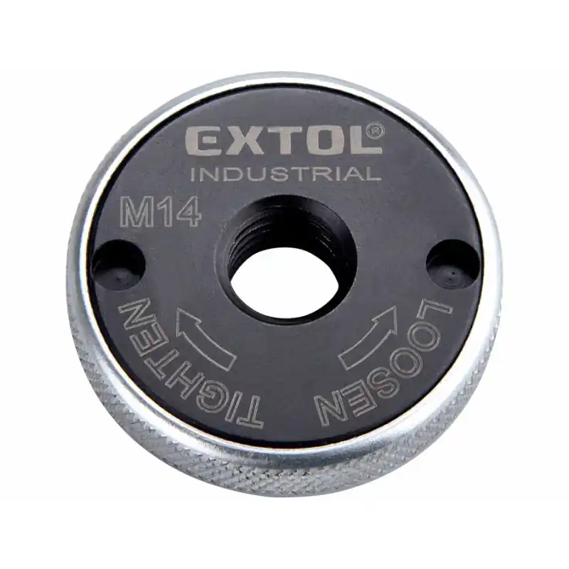 EXTOL INDUSTRIAL Matice rychloupínací pro úhlové brusky, click-nut, M14 | Právě přidáno