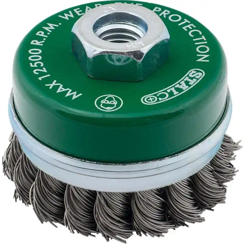 STALCO Drátěný kartáč čelní 60 mm na úhlové brusky - Extra sleva