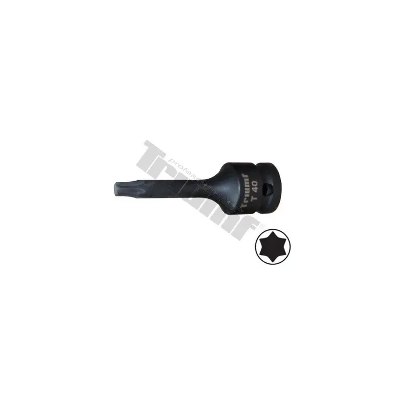 Do košíku - Triumf Kovaný bit torx T40 mm s 1/2" hlavicí, 80 mm