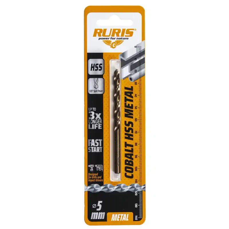 Neváhejte | RURIS Vrták do kovu Kobalt HSS 5,5 mm