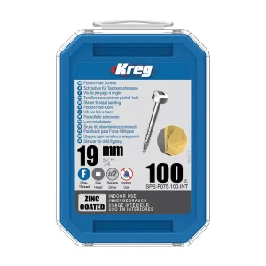 Novinka v sortimentu - Kreg Zinc Pan-Head Šrouby pro skryté spoje - 19 mm, jemný závit, 100 ks