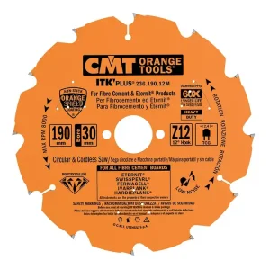 CMT Diamantový pilový kotouč na cementotřískové desky - D168x1,8 d20 Z10 | Skvělá cena