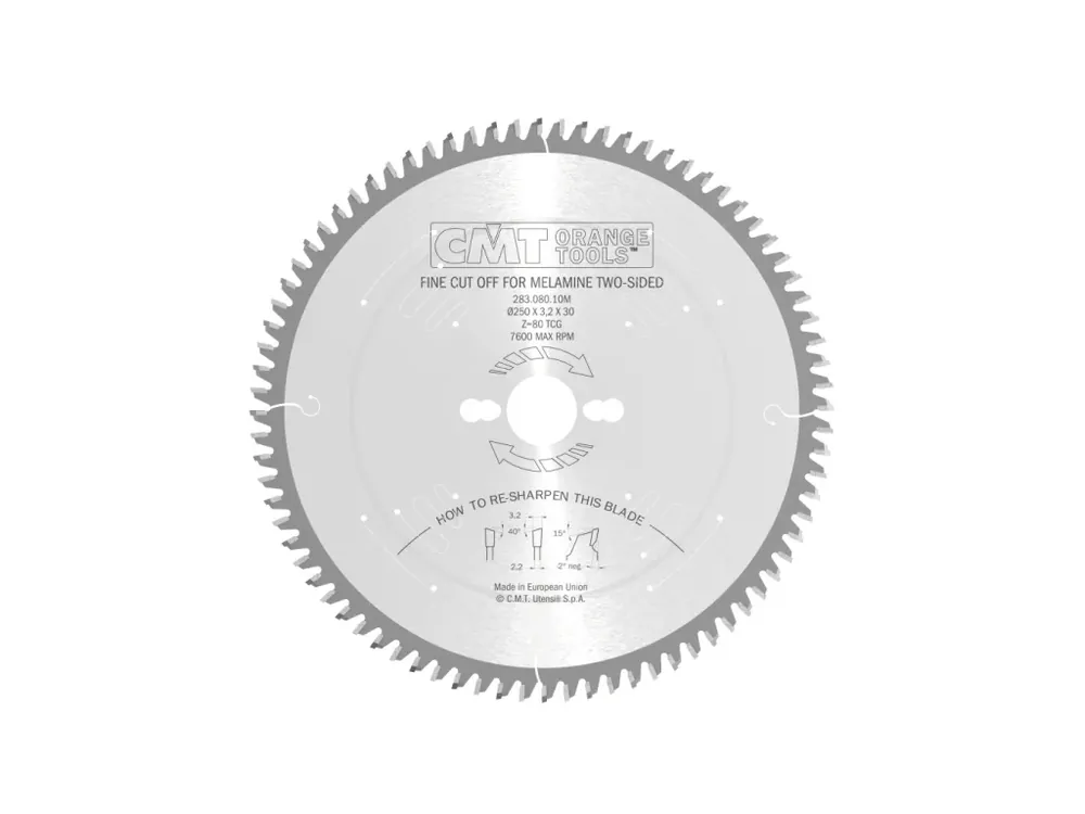 CMT Industrial C283 Pilový kotouč na lamino bez předřezu - D300x3,2 d30 Z96 HW - Objednat nyní