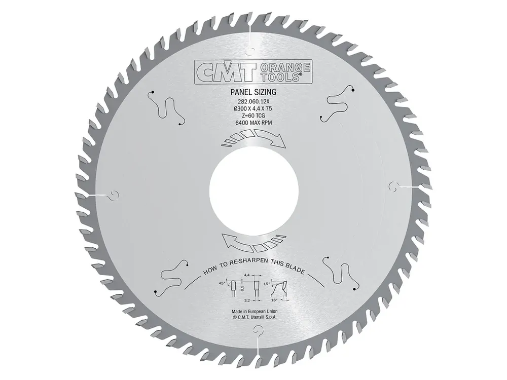 CMT Pilový kotouč pro velkoplošné pily - D355x4,4 d30 Z72 16° HW | Právě uvedeno na trh
