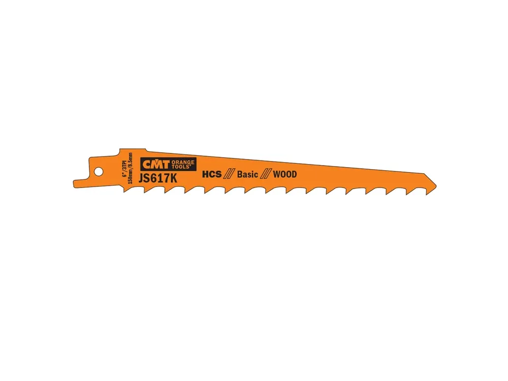 Doprodej | CMT Pilový plátek do pily ocasky HCS Basic Wood 617 K - L150, I130, TPI3 (bal 5ks)