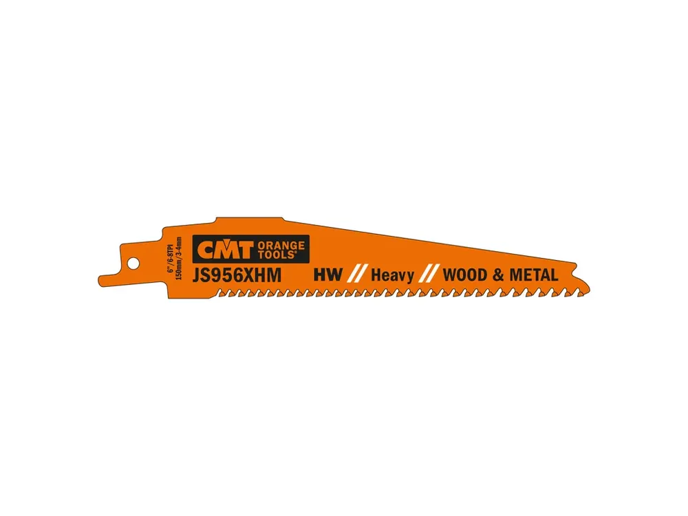 Objednejte nyní - CMT Pilový plátek do pily ocasky HW Heavy Wood-Metal 956XHM - L150, I130, TPI6-8 (bal 3ks)