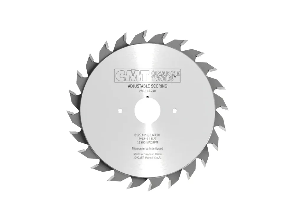 CMT Předřezový kotouč dvoudílný - D120x2,8-3,6 d50 Z12+12 HW - Rychlé dodání