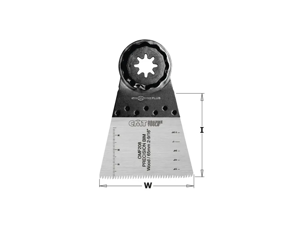Kvalitní produkt | CMT Starlock Ponorný pilový list BIM s dlouhou životností a japonským ostřím, na dřevo - 65 mm, 5ks