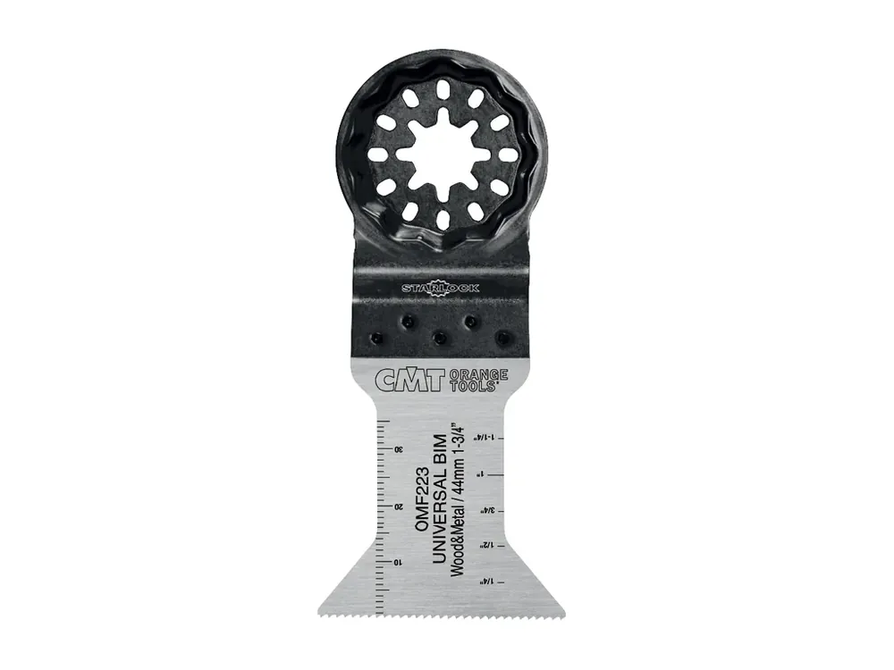 Skvělá cena - CMT Starlock Ponorný pilový list BIM s dlouhou životností, na dřevo a kov - 44 mm, sada 5ks