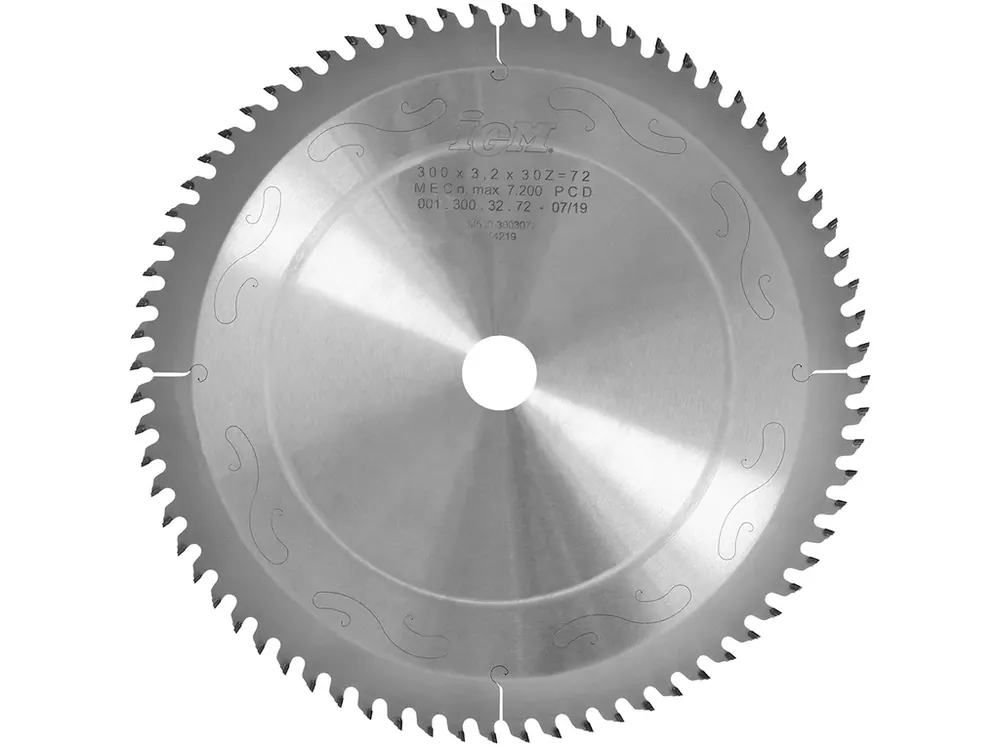 Výhodná cena - IGM Diamantový pilový kotouč na lamino a DTD - D300x3,2 d30 Z72 H.4