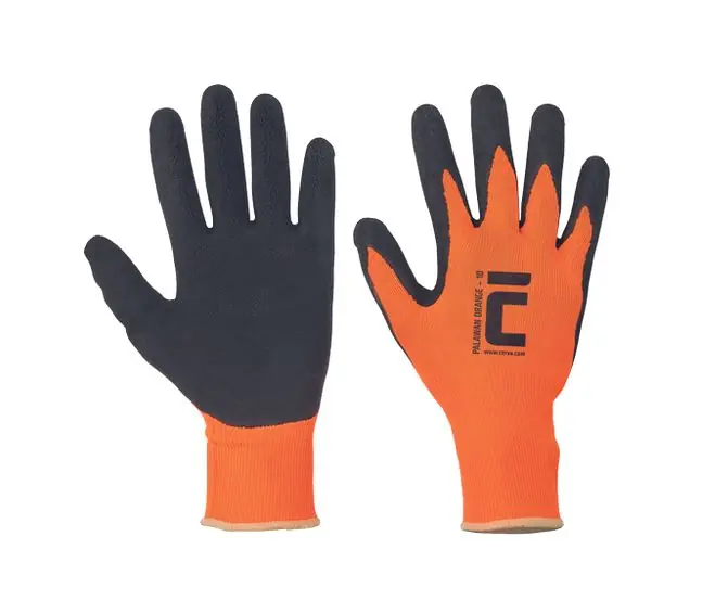 Rukavice máčené v latexu PALAWAN orange vel. 7 | Kupte dnes