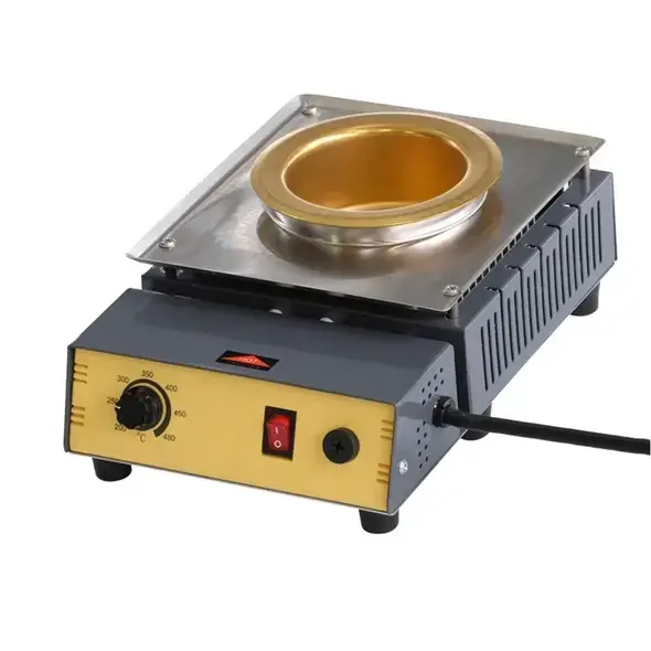 Výhodná koupě - Pájecí lázeň/cínovačka ZD-8911B, 300W, průměr 80mm, náplň 1350g