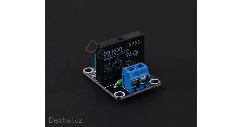 Výhodná cena | 1x solid state (SSR) Omron 5V Relé Arduino relátko (high trigger)