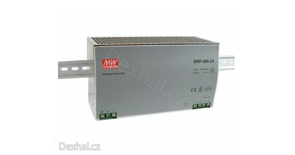 Koupit nyní | Zdroj na DIN lištu Mean Well DRP-480-24