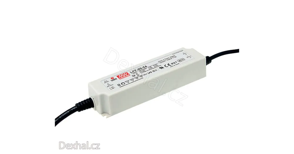 LED driver/zdroj Mean Well LPF-60D-36 - Mezi nejprodávanějšími