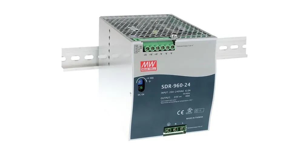 Výhodný nákup - Zdroj na DIN lištu Mean Well SDR-960-48, 48V/20A