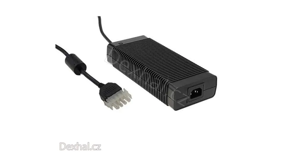 Napájecí spínaný adaptér, 12V/18,5A, Mean Well GS280A12-C4P, třípólový | Velmi žádaný produkt