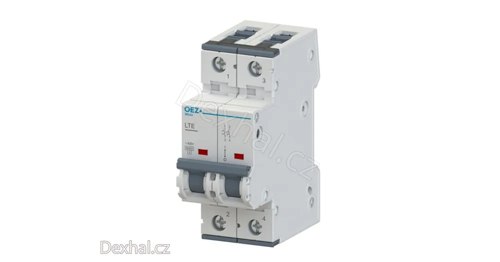 Jen po omezenou dobu - Jistič OEZ LTE-6B-2, 6A, 2P, 6kA, OEZ 41902