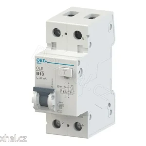 Žádaný produkt | Chránič s jističem OEZ OLE-16B-1N-030AC, 6A, 2P, 30mA, 6kA, OEZ 38315