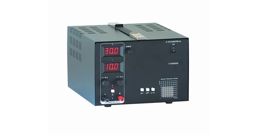 Laboratorní zdroj Diametral V140R50D, 40V/10A, lineární - Objednat nyní