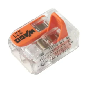 WAGO 221-412 Svorka COMPACT 2x4 s páčkou, bezšroubová - Rychle mizí
